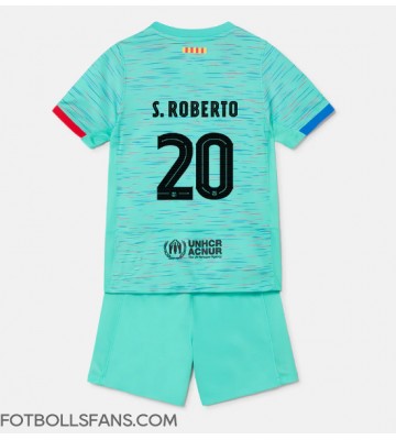 Barcelona Sergi Roberto #20 Replika Tredje Tröja Barn 2023-24 Kortärmad (+ Korta byxor)